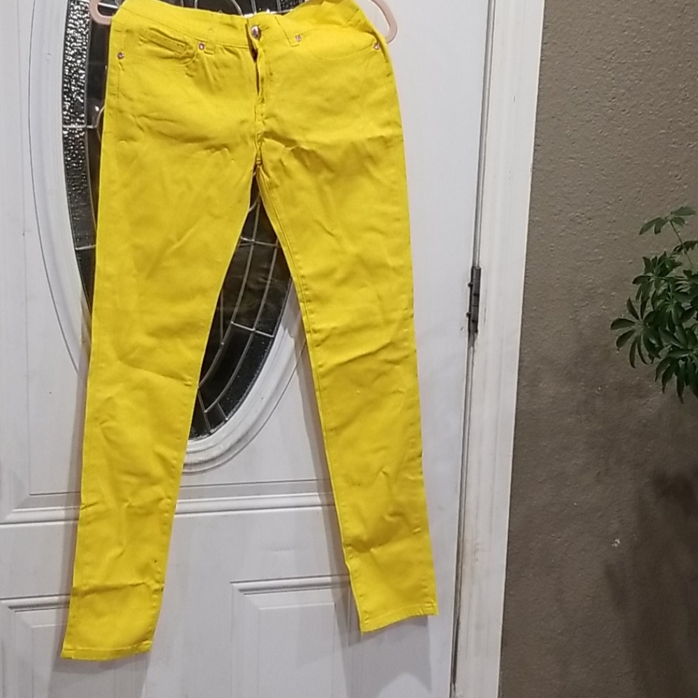 Yellow jeans